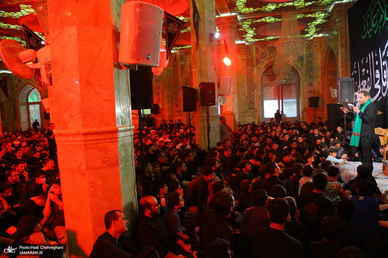 مراسم عزاداری سالروز شهادت امام جعفر صادق (ع) در مسجد اعظم قم