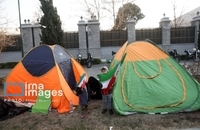 تجمع مقابل مجلس برای قانون حجاب (1)