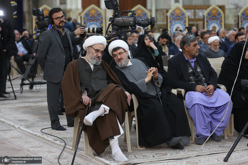 مراسم تجدید میثاق رئیس و نمایندگان مجلس شورای اسلامی با آرمان های امام خمینی (س)