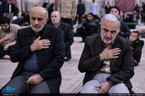 مراسم عزاداری شهادت امام حسن عسکری در حرم امام خمینی(س) 