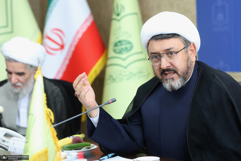 دیدار جمعی از علمای کشور عراق با رئیس موسسه تنظیم ونشر آثار امام خمینی