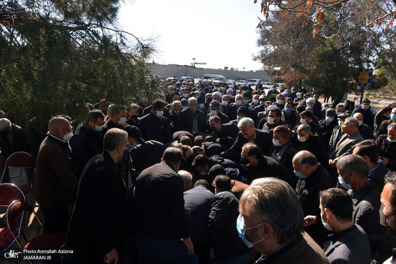 مراسم تشییع و خاکسپاری مرحوم حجت الاسلام و المسلمین سید رضا حسینی امین