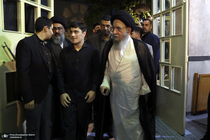 مراسم بزرگداشت همسر آیت الله موسوی بجنوردی (ره) در حسینیه شماره یک جماران-1