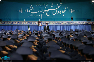 دیدار فرماندهان نیروی هوایی و پدافند هوایی ارتش با رهبر معظم انقلاب