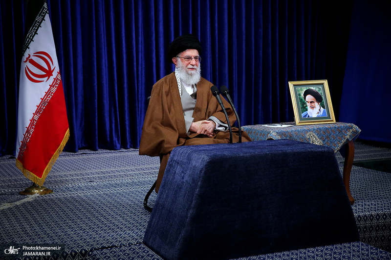ارتباط تصویری رهبر معظم انقلاب با ستاد ملی مبارزه با کرونا