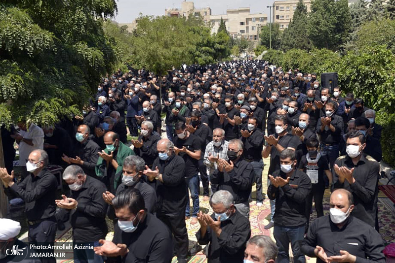 مراسم عزاداری روز عاشورا در محله شادآباد تهران