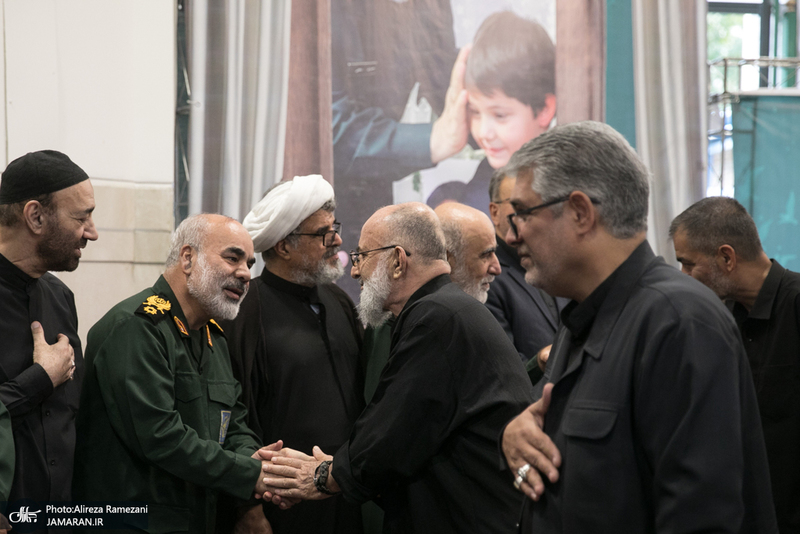 مراسم چهلمین روز شهادت سپهبد حسین سلامی