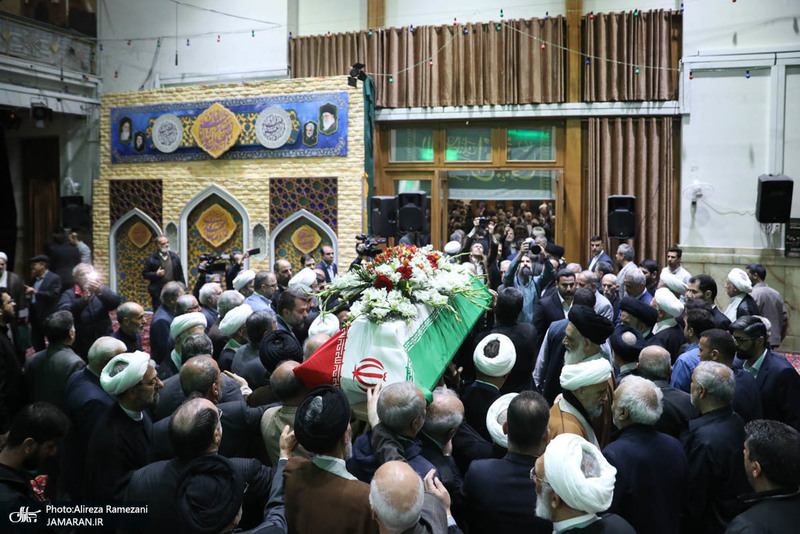 مراسم تشییع مرحوم حجت الاسلام و المسلمین حسینعلی نیری