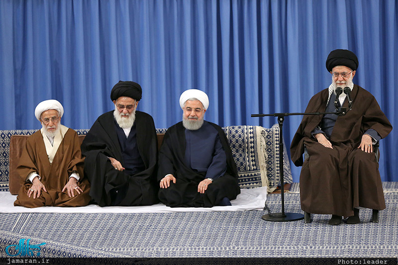 دیدار مسئولان نظام و سفرای کشورهای اسلامی با رهبر معظم انقلاب