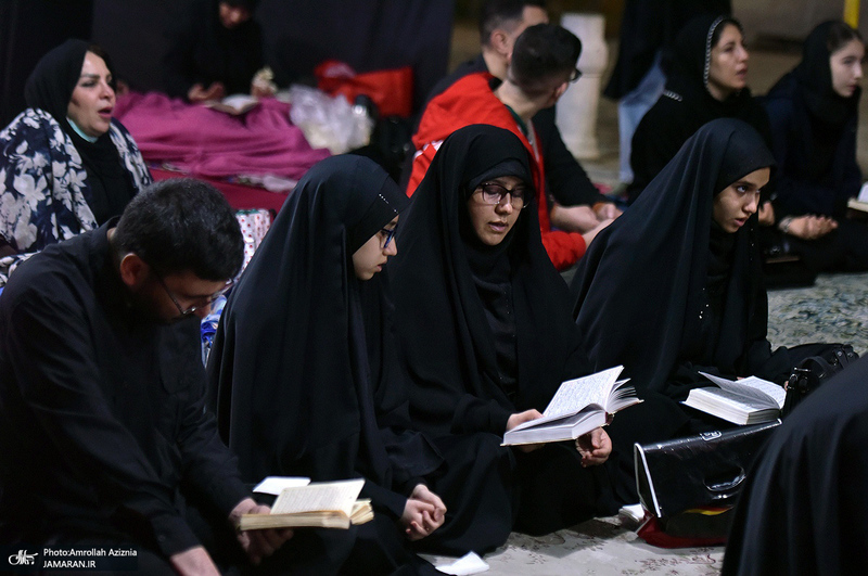 احیای شب بیست و یکم ماه رمضان در گلزار شهدای بهشت زهرا (س)