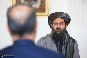 دیدار معاون اقتصادی نخست وزیر حکومت موقت افغانستان با وزیر امور خارجه