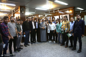 بازدید جمعی از دانشجویان بین‌الملل دانشگاه علامه طباطبایی به عنوان سفیران تمدن اسلامی از جماران