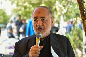 مراسم تشییع و خاکسپاری حاج محسن امین‌زاده