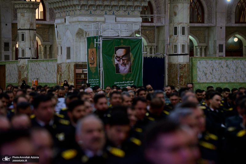 تجدید میثاق فرمانده و پرسنل نیروی دریایی ارتش جمهوری اسلامی ایران با آرمان‌های امام خمینی(س)