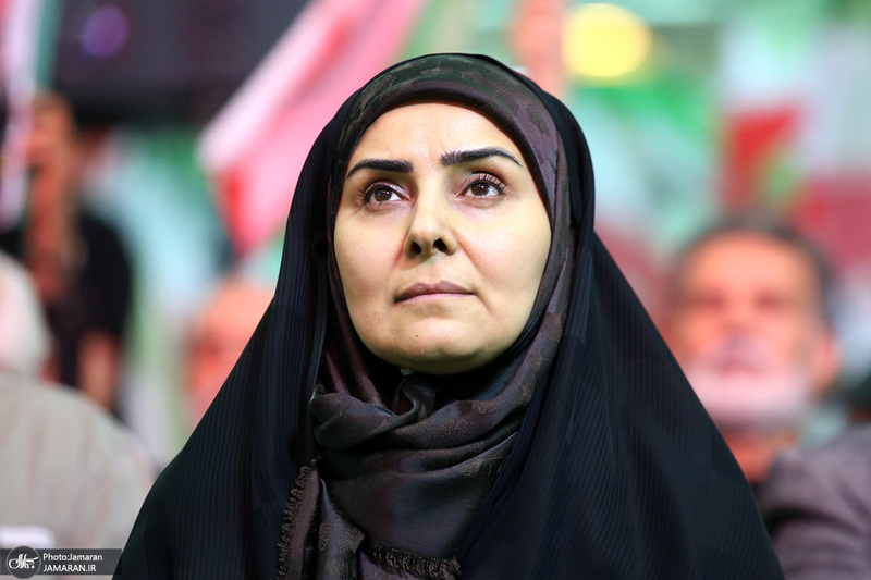 مراسم چهلم جان‌باختگان حوادث دی‌ماه - فرزانه صادق