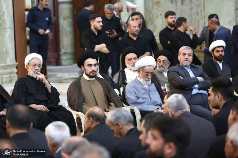 مراسم تشییع نوه حجت الاسلام والمسلمین علیخانی در حرم مطهر امام خمینی (س)