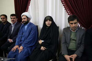 دیدار رئیس و جمعی از اعضای شورای عالی‌ استان‌ها با سید حسن خمینی