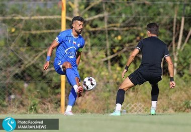 رضاییان در تمرین استقلال آفتابی شد+عکس
