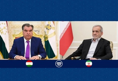 گفت‌وگوی تلفنی روسای جمهور ایران و تاجیکستان/ پزشکیان زادروز امامعلی رحمان را تبریک گفت