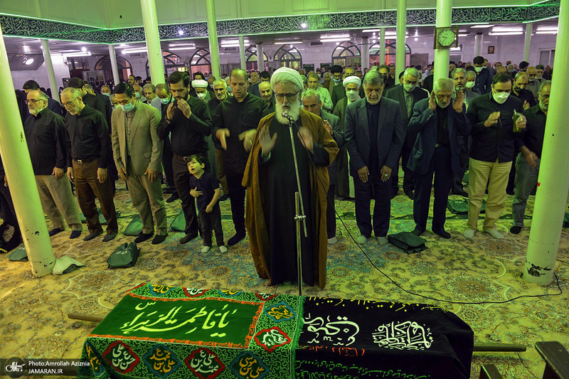 مراسم تشییع و خاکسپاری مادر شهیدان صنیع خانی