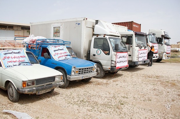 نهمین محموله امدادی بوشهر به مناطق سیل زده ارسال شد