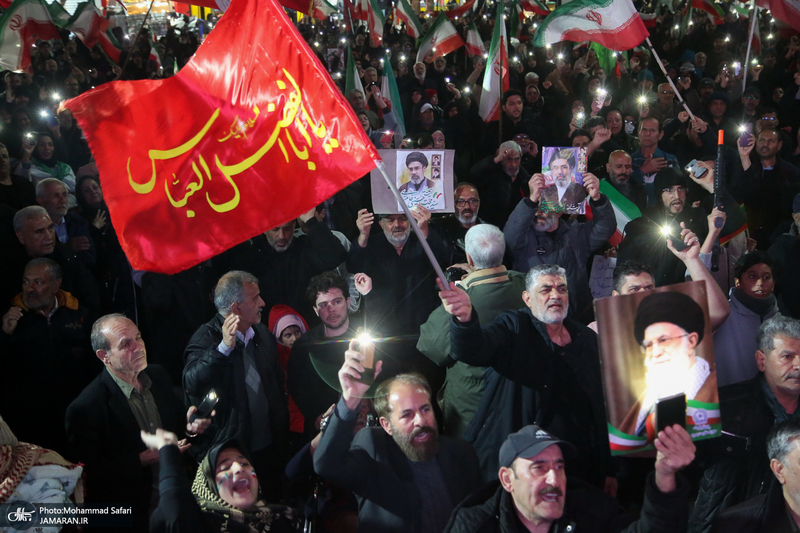 تجمع و راهپیمایی خودرویی در پرند