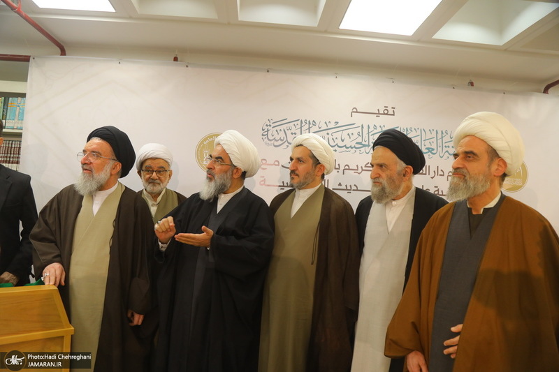 مراسم رونمایی از موسوعه ۶۰ جلدی دانشنامه قرآنی اهل‌بیت (ع) در قم‎