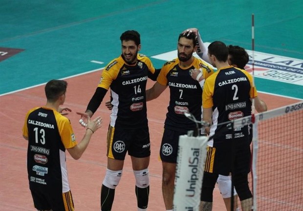 پیروزی یاران معنوی نژاد در سری A والیبال ایتالیا
