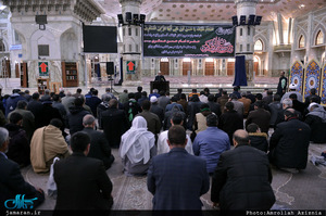 مراسم عزاداری شهادت امام حسن عسکری در حرم امام خمینی(س) 