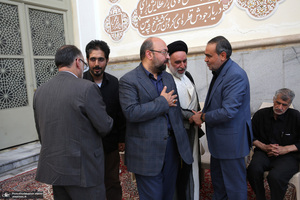 مراسم سالگرد در گذشت سید محمود دعایی در حرم مطهر امام خمینی (س)