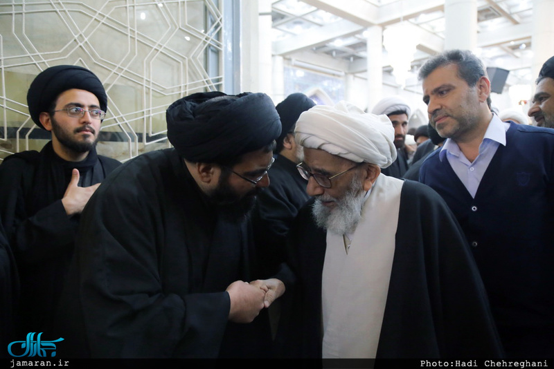 مراسم هفتمین روز درگذشت آیت الله ابن الرضا(ره) در مسجد اعظم قم