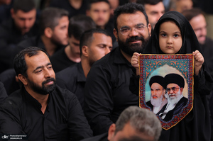 آخرین شب مراسم عزاداری محرم در حسینیه امام خمینی