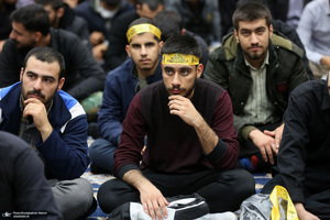 مراسم عزاداری شب شهادت حضرت زهرا(س) در حرم امام خمینی(ره) برگزار شد