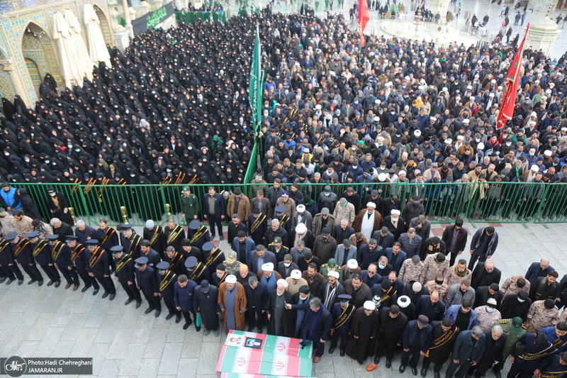 تشییع پیکر شهدای گمنام دفاع مقدس در قم