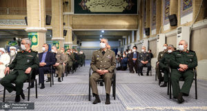 دیدار میهمانان کنفرانس وحدت اسلامى‌ و جمعی از مسئولان نظام با رهبر معظم انقلاب