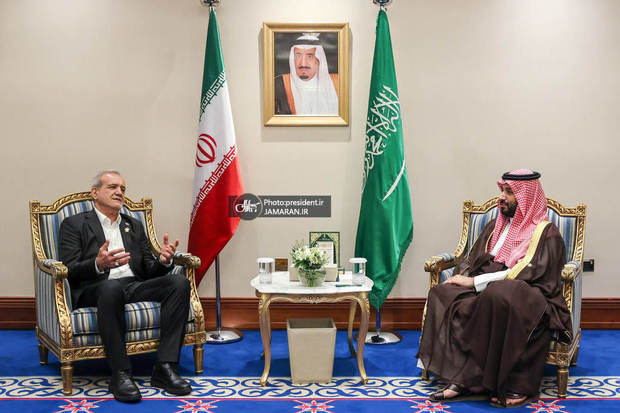  دیدار مسعود پزشکیان و محمد بن سلمان، امروز در دوحه + تصاویر