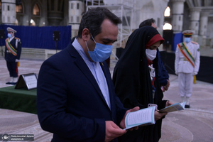 تجدید میثاق اعضای شورای اسلامی استان تهران با آرمان های حضرت امام(س)