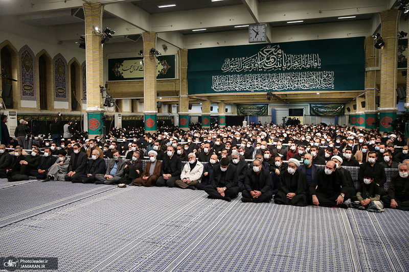 پنجمین شب مراسم عزاداری حضرت فاطمه‌ زهرا (س) در حسینیه امام خمینی