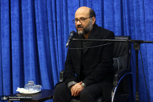 دیدار رئیس سازمان اسناد و کتابخانه ملی ، معاونین ومدیران با سید حسن خمینی