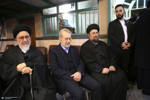 مراسم سالگرد رحلت آیت‌الله سید محمد موسوی بجنوردی در حسینیه جماران  -1