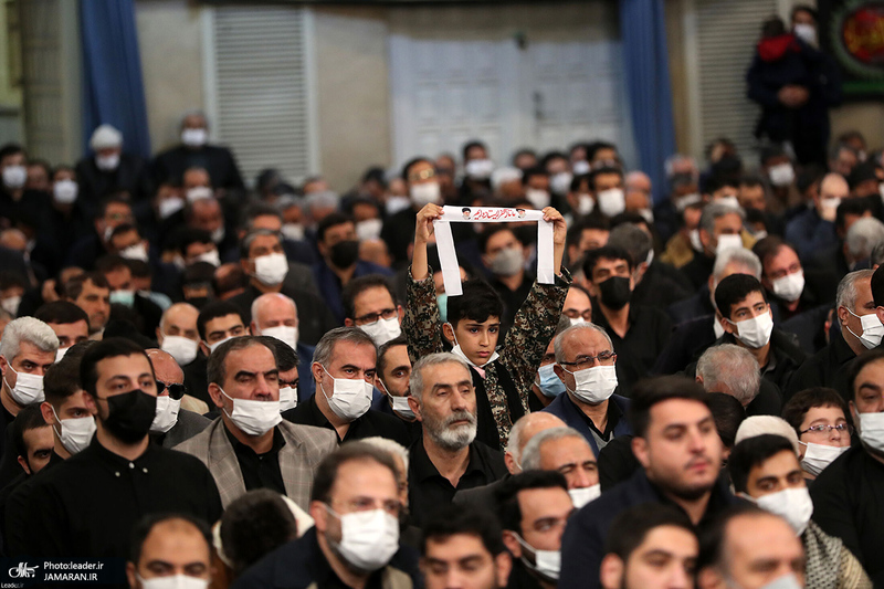 مراسم عزاداری شام شهادت حضرت فاطمه‌ زهرا (س) در حسینیه امام خمینی