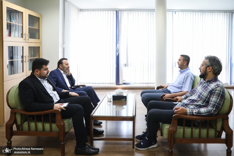 بازدید محمود واعظی از موسسه مطبوعاتی جماران