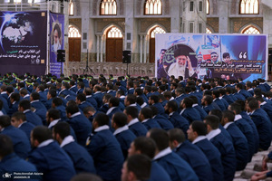 تجدید میثاق دانشجویان و فرماندهان دانشگاه افسری و تربیت پلیس امام حسن مجتبی (ع) با آرمان های امام خمینی (س)