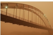 وقوع پدیده گرد و غبار در استان خوزستان