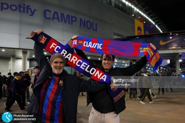 خیابان های شهر در تسخیر هواداران بارسلونا+عکس