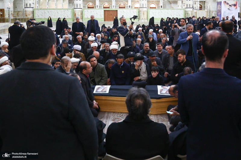 مراسم تشییع و خاکسپاری آیت الله موسوی بجنوردی (ره) -1