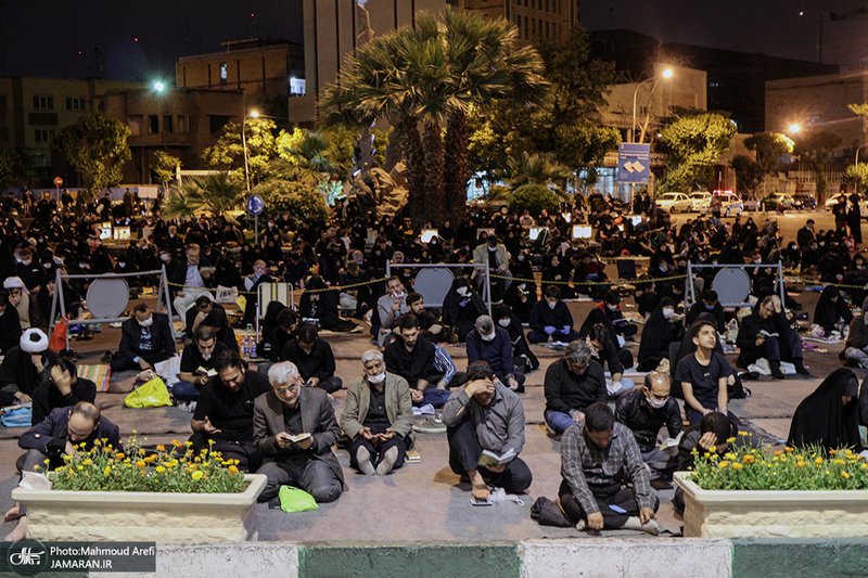 مراسم احیای شب بیست و یکم ماه مبارک رمضان در تهران