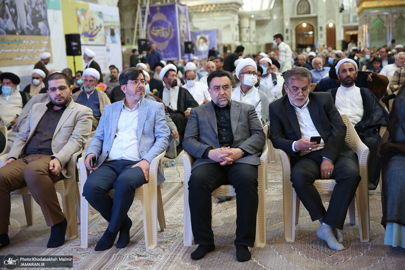 مراسم چهلمین روز ارتحال سید محمود دعایی در حرم مطهر امام خمینی