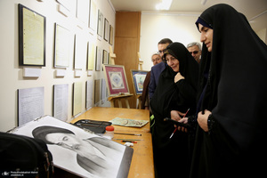 بازدید خانم دکتر فاطمه طباطبایی از دومین هفته فرهنگی بر آستان آفتاب