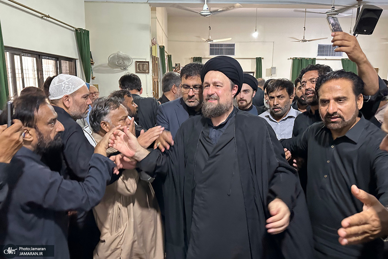 سخنرانی سید حسن خمینی در مسجد امام صادق (ع) اسلام آباد